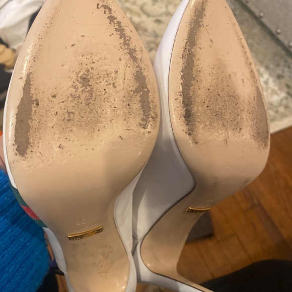 GUCCI LEATHER SLINGBACK SHOES - Picture 3 of 4